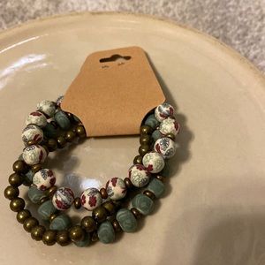Cosmetic jewelry three bracelets
